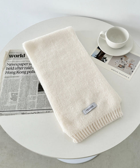 ショートニットマフラー | MD6241002 | ホワイト