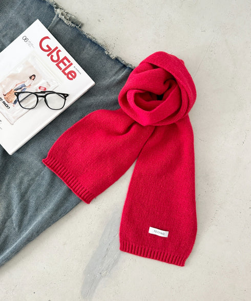 ショートニットマフラー | MD6241002 | レッド