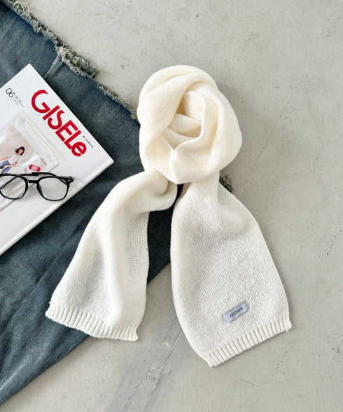 ショートニットマフラー | MD6241002 | ホワイト