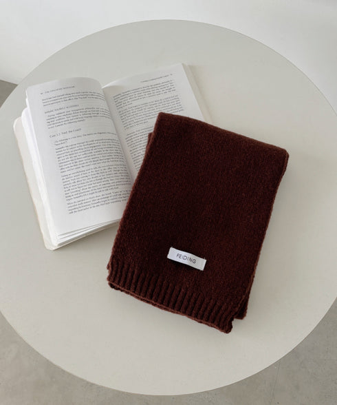 ショートニットマフラー | MD6241002 | ブラウン