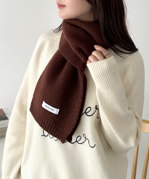 ショートニットマフラー | MD6241002 | ブラウン