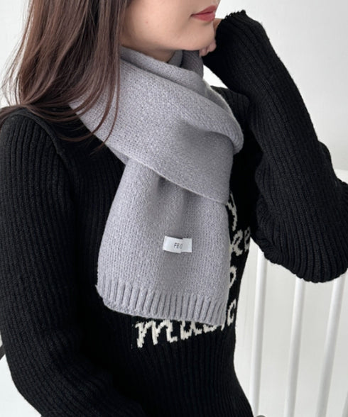 ショートニットマフラー | MD6241002 | グレー