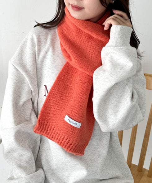 ショートニットマフラー | MD6241002 | テラコッタ