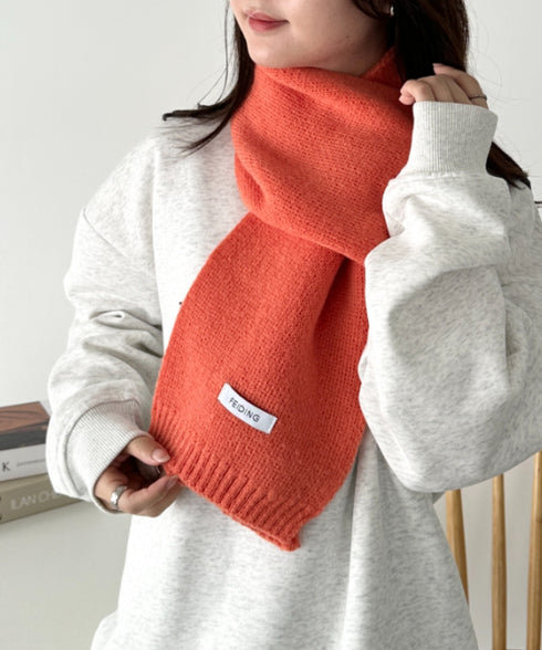 ショートニットマフラー | MD6241002 | テラコッタ