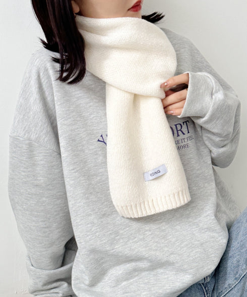 ショートニットマフラー | MD6241002 | ホワイト