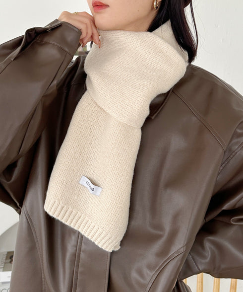 ショートニットマフラー | MD6241002 | アイボリー