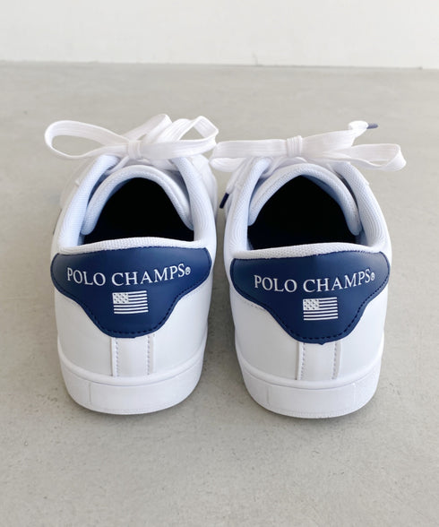 【POLO CHAMPS/ポロチャンプス】別注 ワンポイント刺繍 ローカット コートスニーカー | TR3232003 | ネイビー