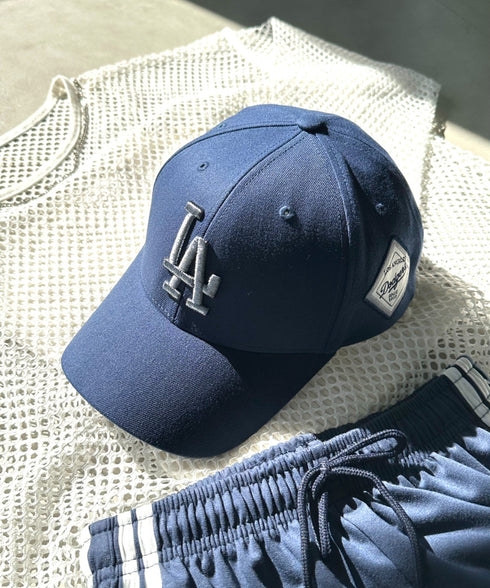 MLB Korea(エムエルビーコリア)/ダイヤモンド刺繍ロゴパッチボールキャップ メジャーリーグ べースボール ロゴキャップ サイズ調整可能/DIAMOND LOGO PATCH BALL CAP | AT52410317 | ブルー系その他