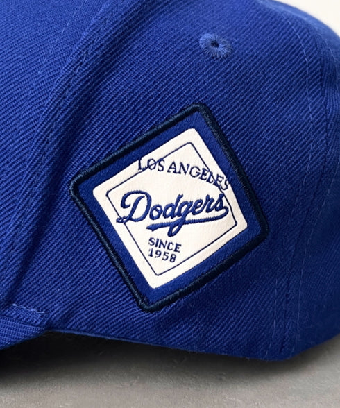 MLB Korea(エムエルビーコリア)/ダイヤモンド刺繍ロゴパッチボールキャップ メジャーリーグ べースボール ロゴキャップ サイズ調整可能/DIAMOND LOGO PATCH BALL CAP | AT52410317 | ブルー