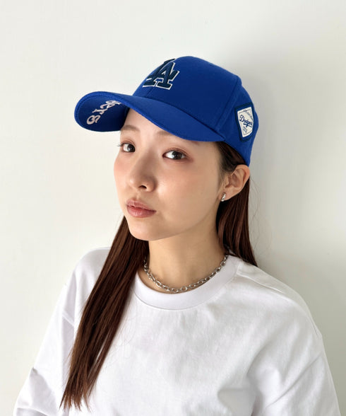 MLB Korea(エムエルビーコリア)/ダイヤモンド刺繍ロゴパッチボールキャップ メジャーリーグ べースボール ロゴキャップ サイズ調整可能/DIAMOND LOGO PATCH BALL CAP | AT52410317 | ブルー