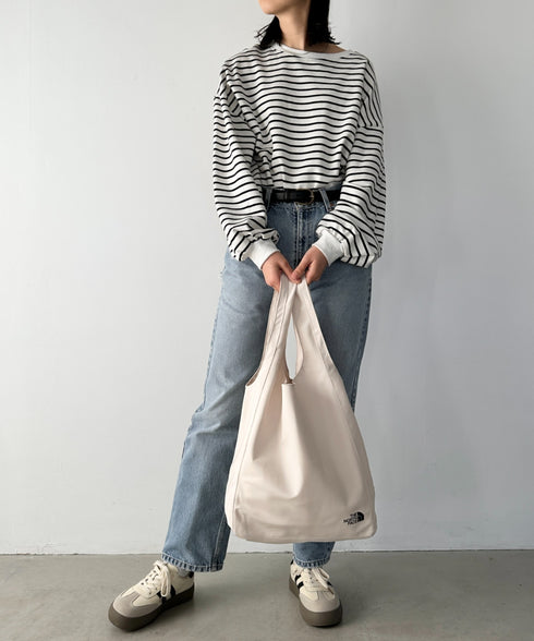 THE NORTH FACE(ザ・ノースフェイス)/軽量 エコバッグ ショッパーバッグ トライアングルバッグ/TNF SHOPPER BAG S | IM12410337 | クリーム