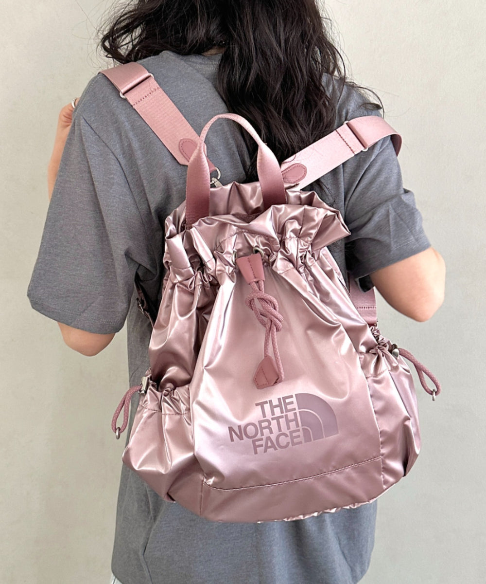 Thenorthface巾着型バッグ ショルダーリュックナップサックピンク 国内未発売 THE NORTH FACE(ザ・ノースフェイス)/5WAY 巾着型