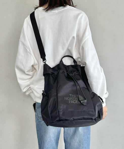 国内未発売 THE NORTH FACE(ザ・ノースフェイス)/5WAY 巾着型バッグ ショルダー リュック/W LIGHT BONNEY PACK | IM12410368 | ブラック