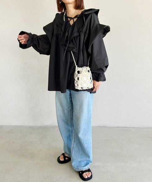 2WAYビーズミニバッグ パーティーバッグ | MD1241008 | アイボリー