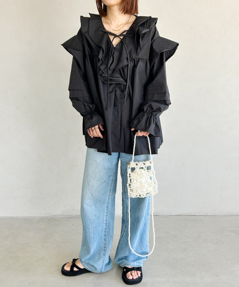 2WAYビーズミニバッグ パーティーバッグ | MD1241008 | アイボリー