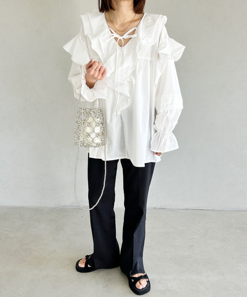 2WAYビーズミニバッグ パーティーバッグ | MD1241008 | シルバー