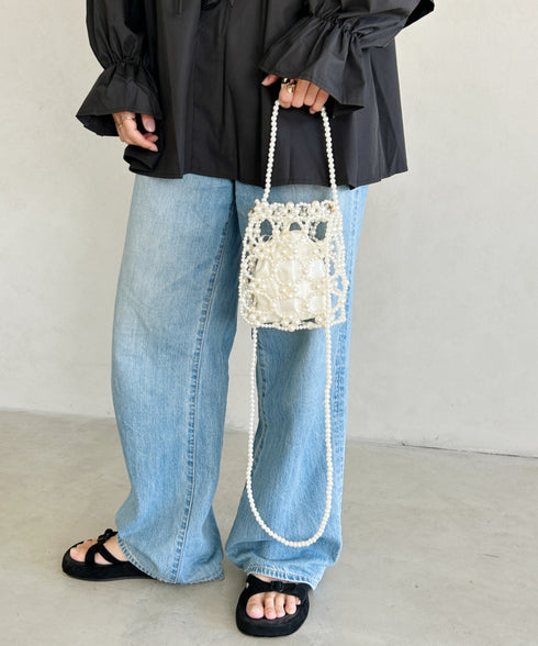 2WAYビーズミニバッグ パーティーバッグ | MD1241008 | アイボリー