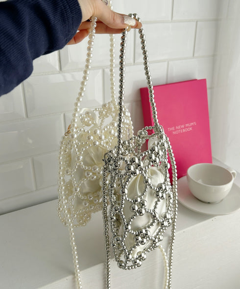 2WAYビーズミニバッグ パーティーバッグ | MD1241008 | アイボリー