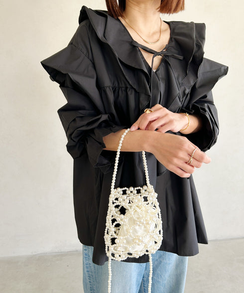 2WAYビーズミニバッグ パーティーバッグ | MD1241008 | アイボリー