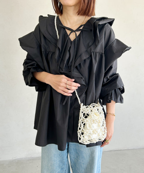 2WAYビーズミニバッグ パーティーバッグ | MD1241008 | アイボリー