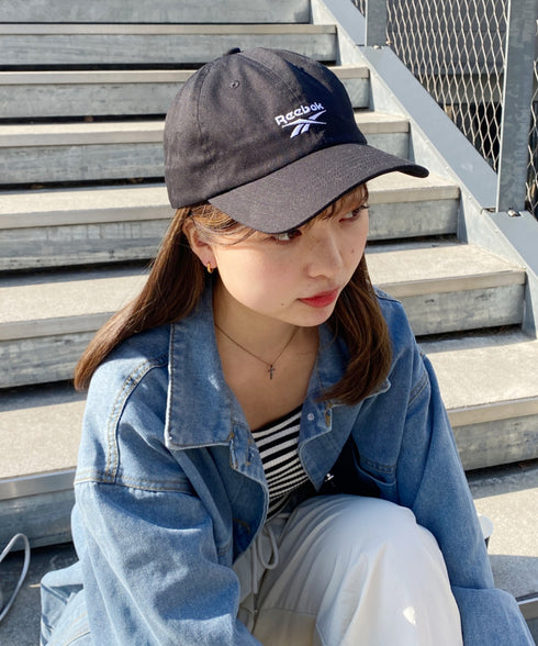 【Reebok/リーボック】別注 ワンポイント 刺繍 ローキャップ | MD5241001 | ブラック