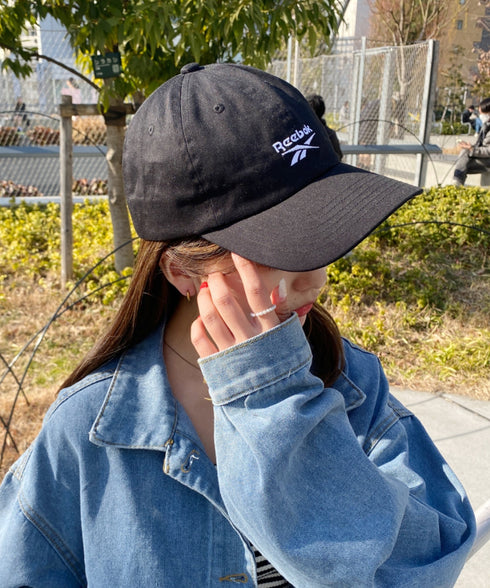 【Reebok/リーボック】別注 ワンポイント 刺繍 ローキャップ | MD5241001 | ブラック