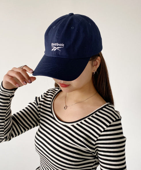 【Reebok/リーボック】別注 ワンポイント 刺繍 ローキャップ | MD5241001 | ネイビー