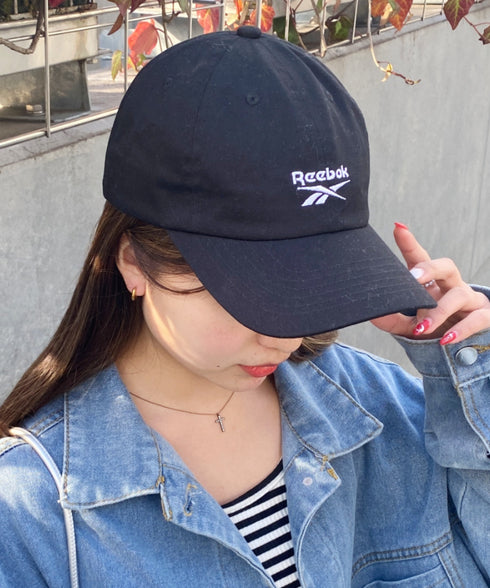 【Reebok/リーボック】別注 ワンポイント 刺繍 ローキャップ | MD5241001 | ブラック