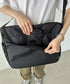 THE NORTH FACE(ザ・ノースフェイス)/カラビナミニポーチ付 A4 対応 収納ポケット多数 ショルダーバッグ/SUPER MESSENGER BAG L | IM12410428 | ブラック