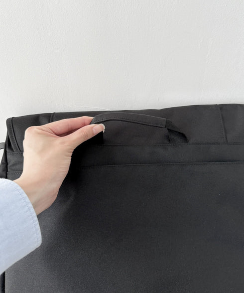 THE NORTH FACE(ザ・ノースフェイス)/カラビナミニポーチ付 A4 対応 収納ポケット多数 ショルダーバッグ/SUPER MESSENGER BAG L | IM12410428 | ブラック