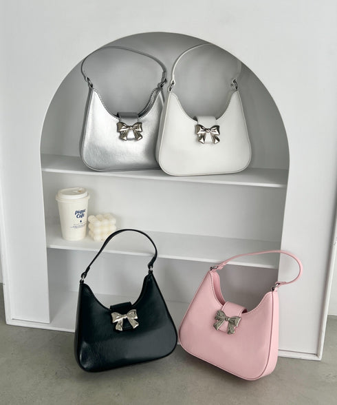 2WAYリボンメタルチャームバッグ | LO1241458 | ピンク