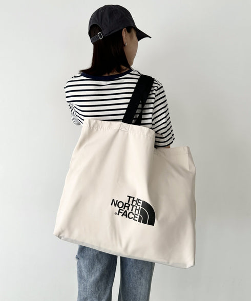 THE NORTH FACE(ザ・ノースフェイス)/ショッパーバッグ エコバッグ 大容量 大きいサイズ/TNF SHOPPER BAG L | IM1242022 | クリーム