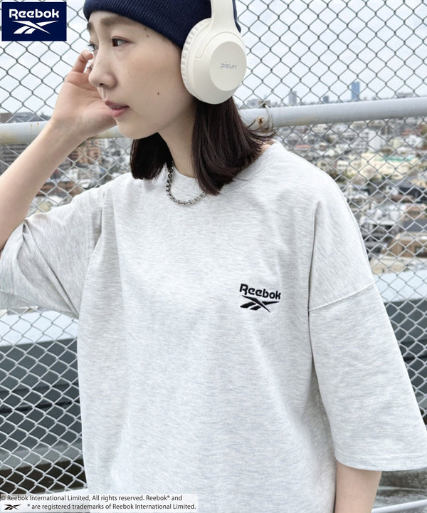 【WEB限定 別注】Reebok(リーボック)/ワンポイント ロゴ刺繍 クルーネック 半袖 Tシャツ | IM2242035 | グレー