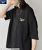 【WEB限定 別注】Reebok(リーボック)/ワンポイント ロゴ刺繍 クルーネック 半袖 Tシャツ | IM2242035 | ブラック