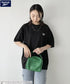【WEB限定 別注】Reebok(リーボック)/ワンポイント ロゴ刺繍 クルーネック 半袖 Tシャツ | IM2242035 | ブラック