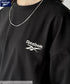 【WEB限定 別注】Reebok(リーボック)/ワンポイント ロゴ刺繍 クルーネック 半袖 Tシャツ | IM2242035 | ブラック
