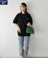 【WEB限定 別注】Reebok(リーボック)/ワンポイント ロゴ刺繍 クルーネック 半袖 Tシャツ | IM2242035 | ブラック