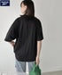 【WEB限定 別注】Reebok(リーボック)/ワンポイント ロゴ刺繍 クルーネック 半袖 Tシャツ | IM2242035 | ブラック