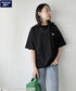【WEB限定 別注】Reebok(リーボック)/ワンポイント ロゴ刺繍 クルーネック 半袖 Tシャツ | IM2242035 | ブラック
