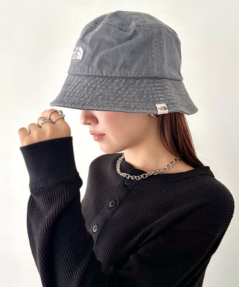 THE NORTH FACE(ザ・ノースフェイス)/ワンポイント ブランドロゴ刺繍 バケットハット/STANDARD BUCKET HAT | IM5242030 | グレー