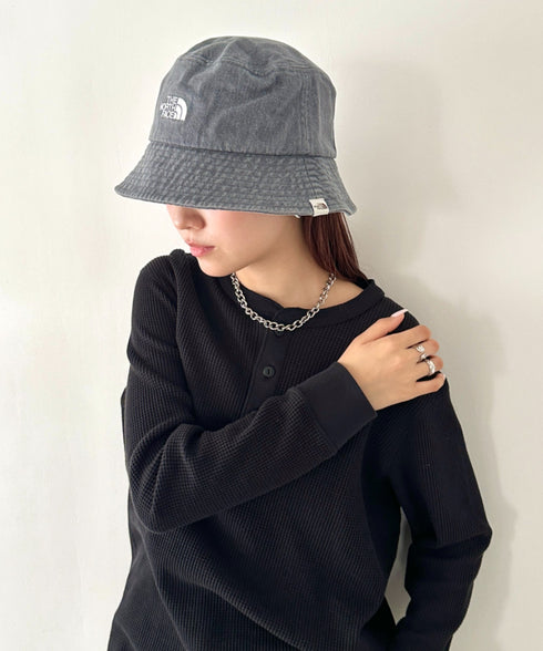 THE NORTH FACE(ザ・ノースフェイス)/ワンポイント ブランドロゴ刺繍 バケットハット/STANDARD BUCKET HAT | IM5242030 | グレー