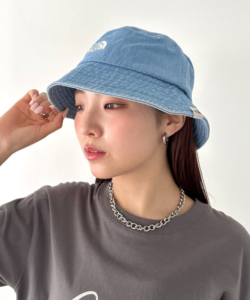 THE NORTH FACE(ザ・ノースフェイス)/ワンポイント ブランドロゴ刺繍 バケットハット/STANDARD BUCKET HAT | IM5242030 | ブルー