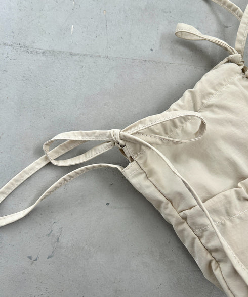 サイドリボンナイロンショルダーバッグ | NU1241511 | アイボリー