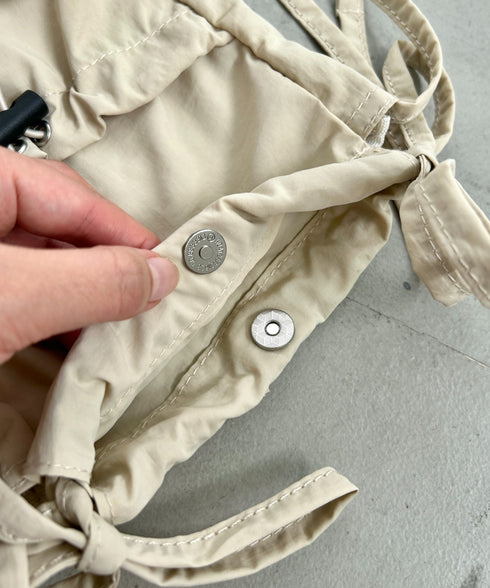 サイドリボンナイロンショルダーバッグ | NU1241511 | アイボリー