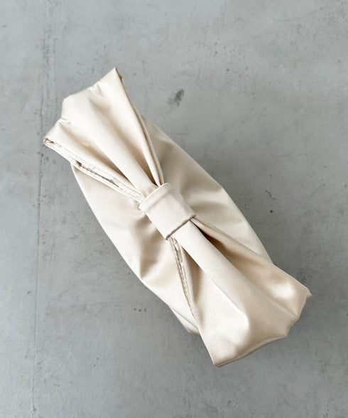 リボンモチーフ スクエアハンドバッグ | CL1241494 | ゴールド