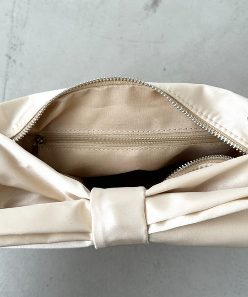 リボンモチーフ スクエアハンドバッグ | CL1241494 | ゴールド