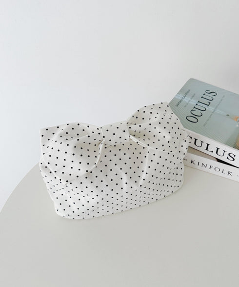 リボンモチーフ スクエアハンドバッグ | CL1241494 | ホワイト系その他