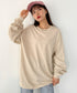 GILDAN(ギルダン) /ベーシック ロングスリーブ Tシャツ コットン ビッグシルエット オーバーサイズ サイズカラバリ豊富 長袖 ロンT 6.0オンス | 2193062 | ベージュ