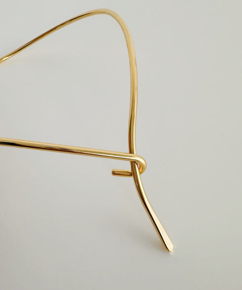 Y字フックメタルチョーカー/ネックカフ-metal choker/neck cuff- | SW4241455 | ゴールド