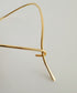 Y字フックメタルチョーカー/ネックカフ-metal choker/neck cuff- | SW4241455 | ゴールド
